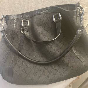 Authentic black Gucci bag